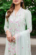 Sable Vogue | Shiree Lawn 24 | Mint Garden - by - Libasekhas UK - Registered Vendor of : Sable Vogue - 100% Original Designer Dresss