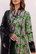 Sable Vogue | Shiree Lawn 24 | Black Iris - by - Libasekhas UK - Registered Vendor of : Sable Vogue - 100% Original Designer Dresss