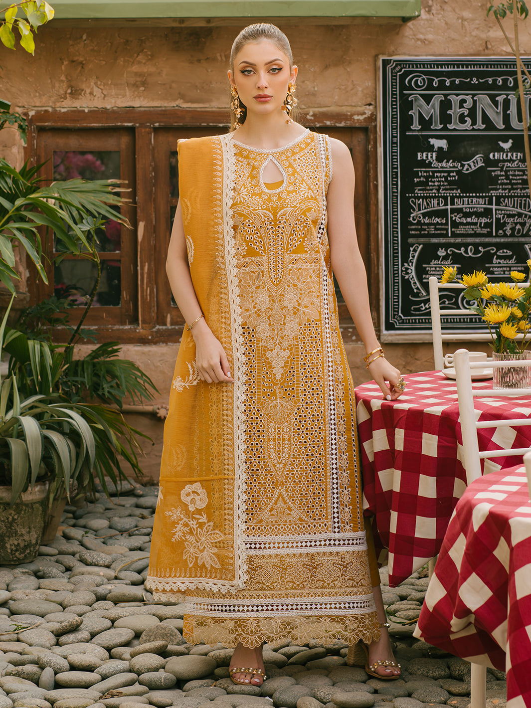 Mahnur | Mahrukh Eid Edit 24 | SUNFLOWER - by - Libasekhas UK - Registered Vendor of : Mahnur - 100% Original Designer Dresss