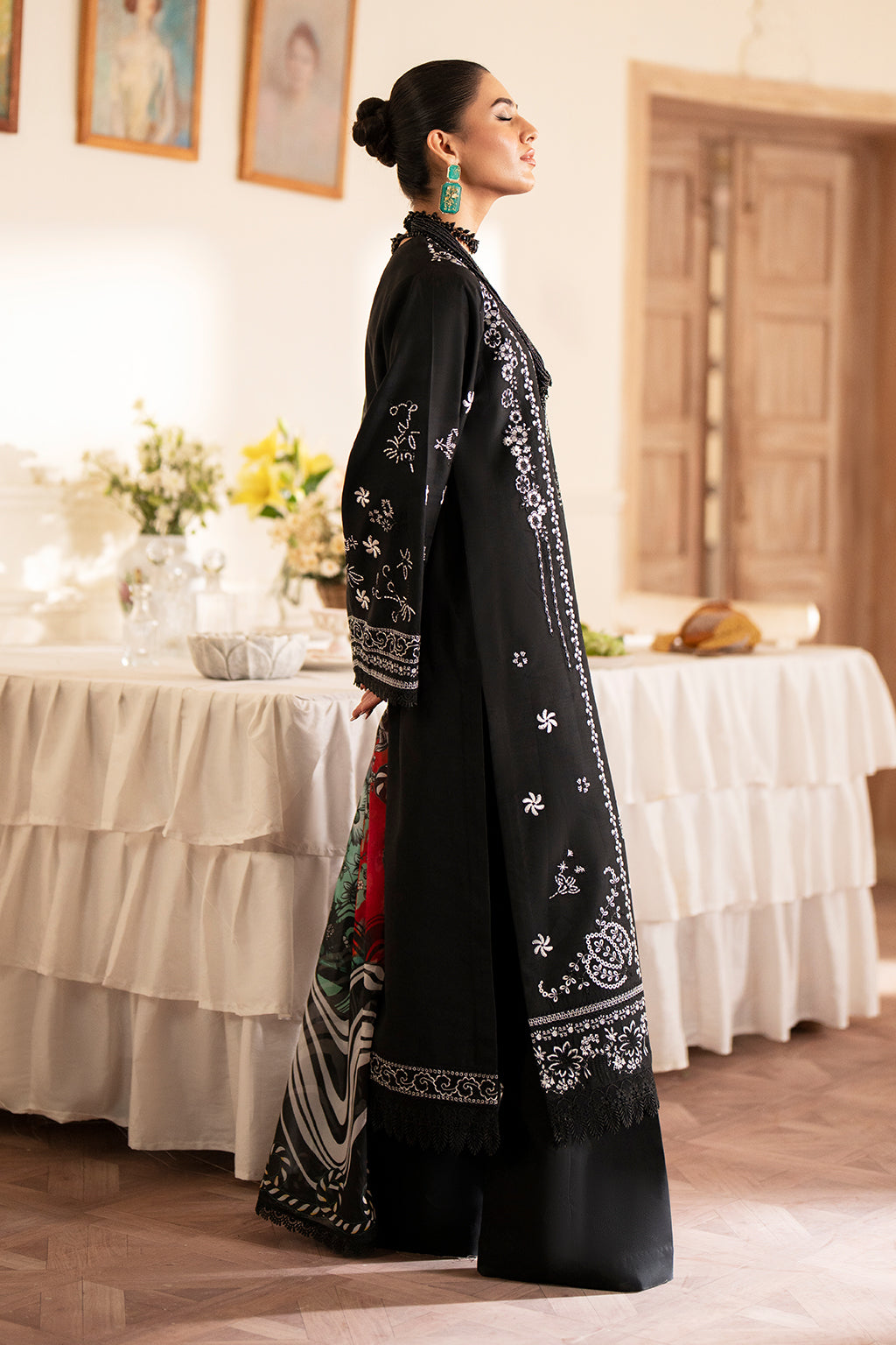 Saad Shaikh | Lumiere Winter |  D-06 Seina - by - Libasekhas UK - Registered Vendor of : Saad Shaikh - 100% Original Designer Dresss