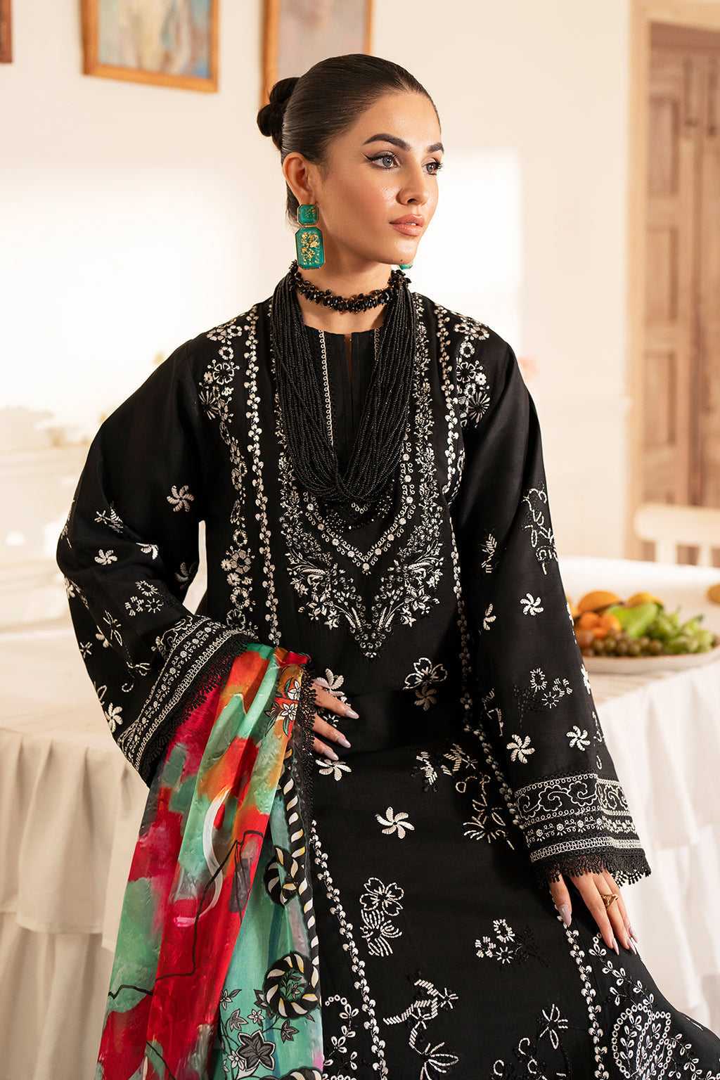 Saad Shaikh | Lumiere Winter |  D-06 Seina - by - Libasekhas UK - Registered Vendor of : Saad Shaikh - 100% Original Designer Dresss