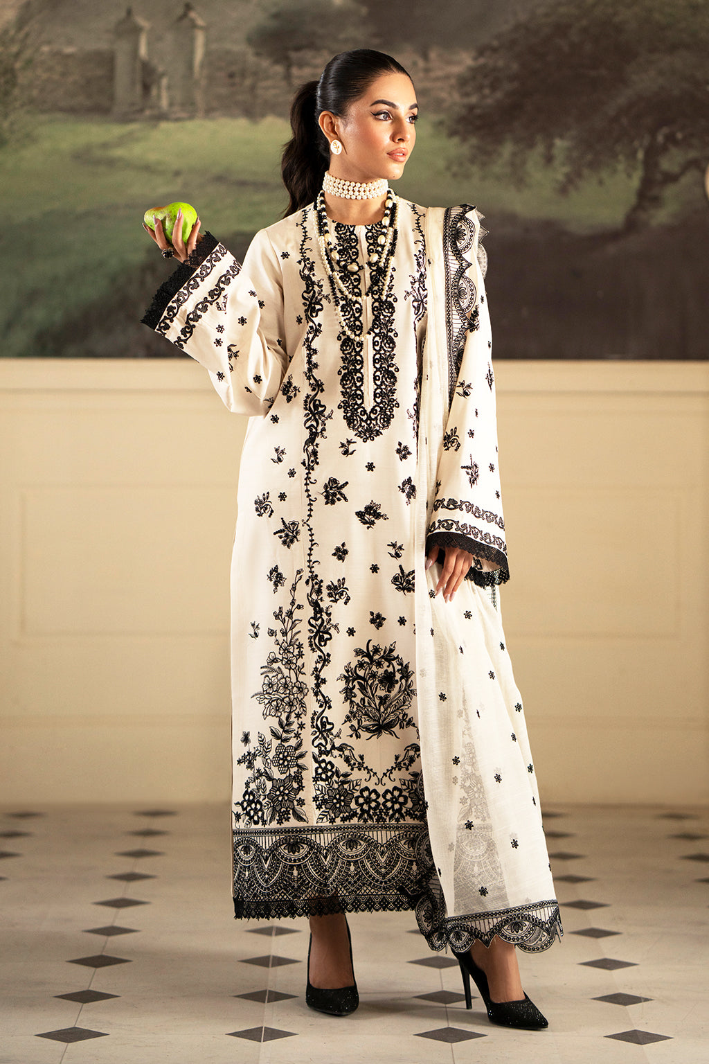 Saad Shaikh | Lumiere Winter |  D-05 Stellaire - by - Libasekhas UK - Registered Vendor of : Saad Shaikh - 100% Original Designer Dresss