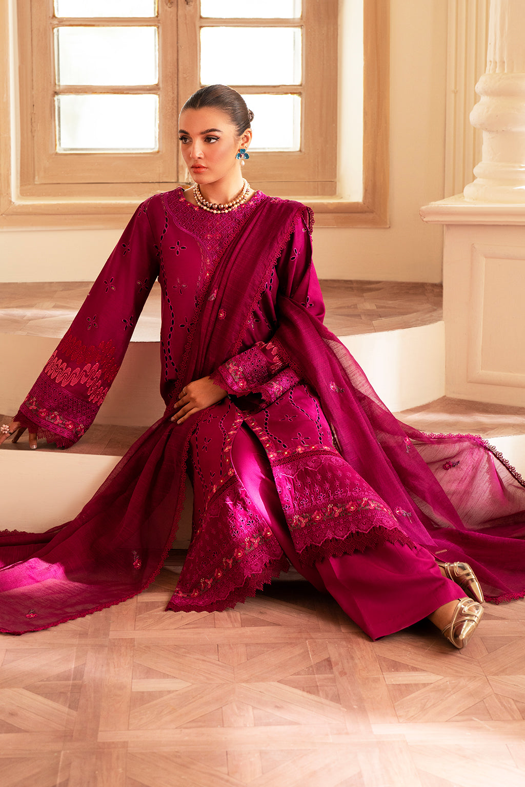 Saad Shaikh | Lumiere Winter |  D-04 Arcilla - by - Libasekhas UK - Registered Vendor of : Saad Shaikh - 100% Original Designer Dresss