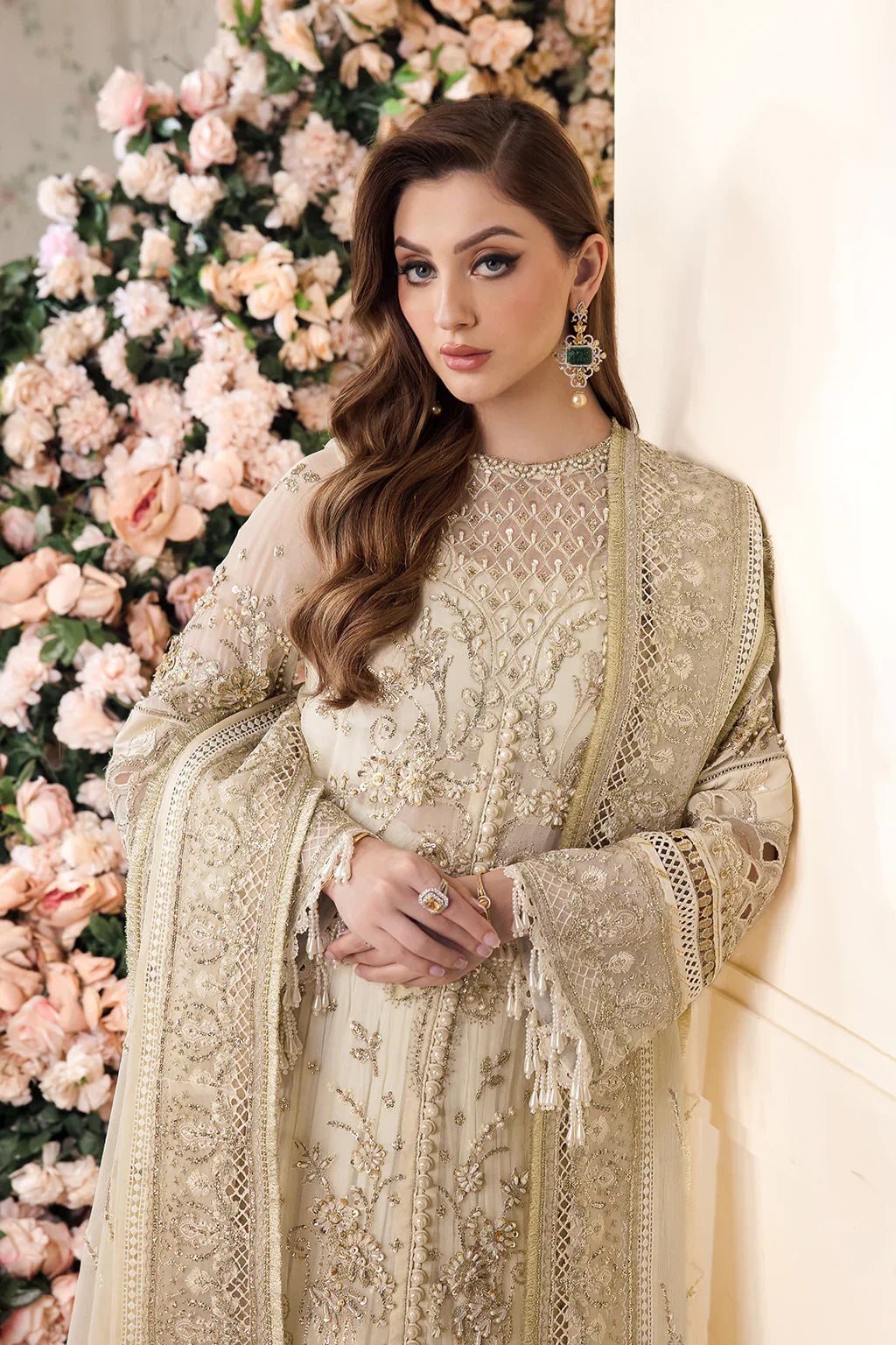 Saad Shaikh | Panache Luxury Chiffon 24 | Noor e Jaan - by - Libasekhas UK - Registered Vendor of : Saad Shaikh - 100% Original Designer Dresss
