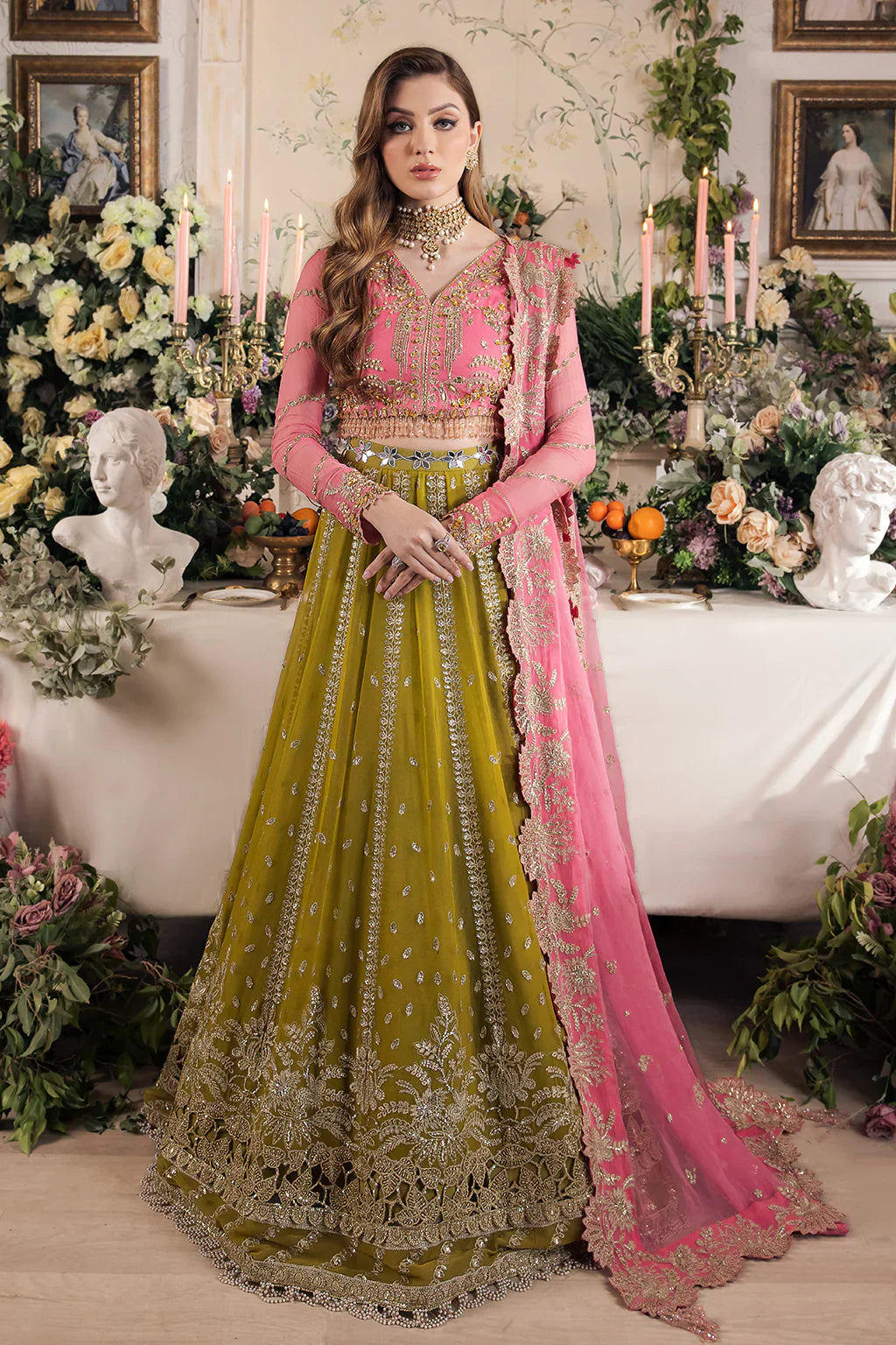 Saad Shaikh | Panache Luxury Chiffon 24 | Taskheer - by - Libasekhas UK - Registered Vendor of : Saad Shaikh - 100% Original Designer Dresss