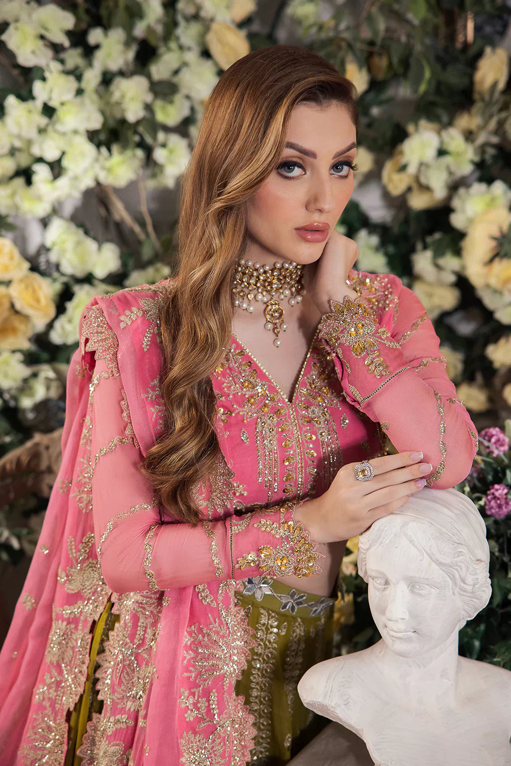 Saad Shaikh | Panache Luxury Chiffon 24 | Taskheer - by - Libasekhas UK - Registered Vendor of : Saad Shaikh - 100% Original Designer Dresss