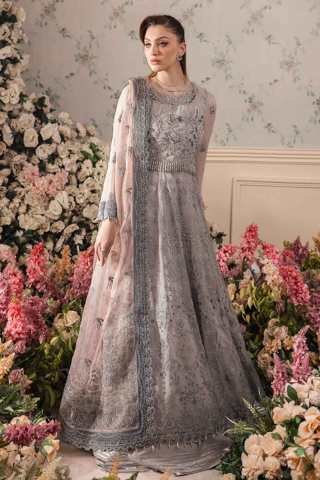 Saad Shaikh | Panache Luxury Chiffon 24 | Insiya - by - Libasekhas UK - Registered Vendor of : Saad Shaikh - 100% Original Designer Dresss