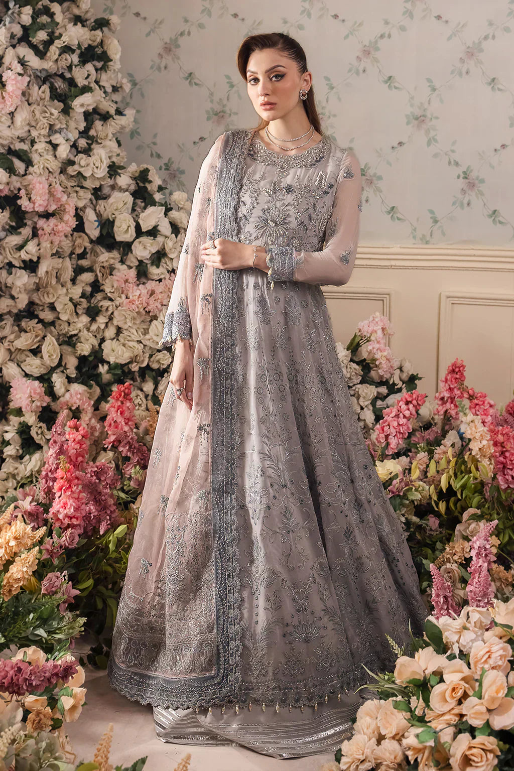 Saad Shaikh | Panache Luxury Chiffon 24 | Insiya - by - Libasekhas UK - Registered Vendor of : Saad Shaikh - 100% Original Designer Dresss