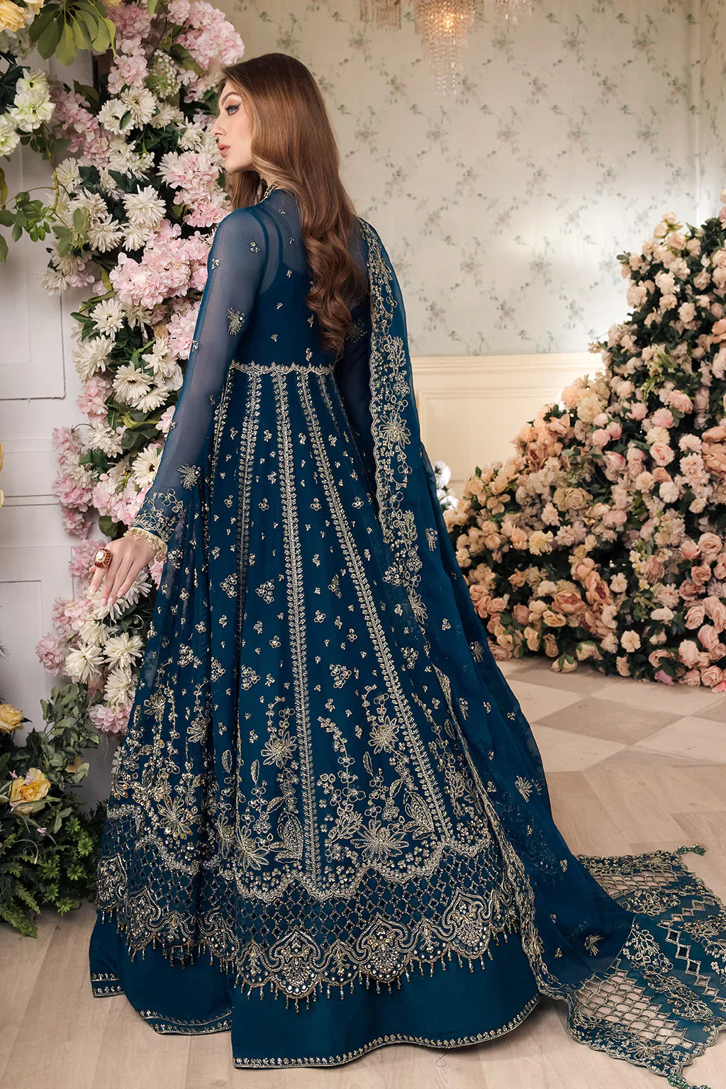 Saad Shaikh | Panache Luxury Chiffon 24 | Yumna - by - Libasekhas UK - Registered Vendor of : Saad Shaikh - 100% Original Designer Dresss