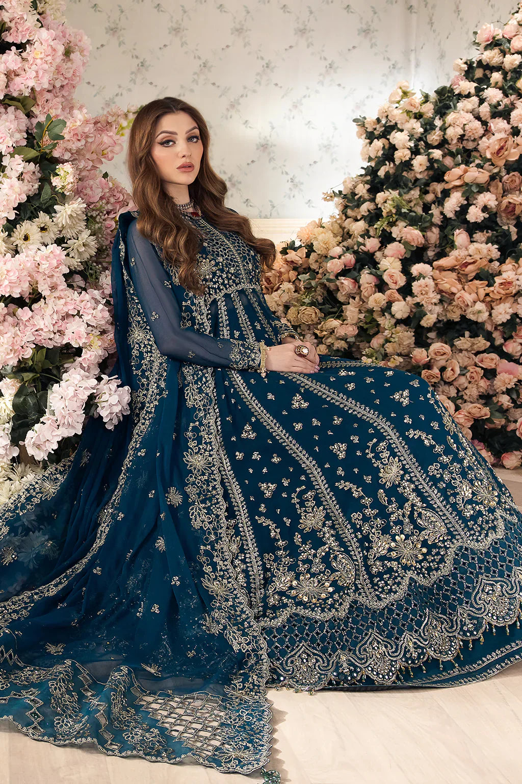 Saad Shaikh | Panache Luxury Chiffon 24 | Yumna - by - Libasekhas UK - Registered Vendor of : Saad Shaikh - 100% Original Designer Dresss