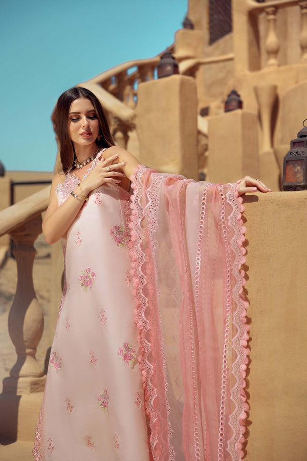 Noor by Saadia Asad | Eid Laserkari Lawn 24 | D5 - by - Libasekhas UK - Registered Vendor of : Noor by Saadia Asad - 100% Original Designer Dresss
