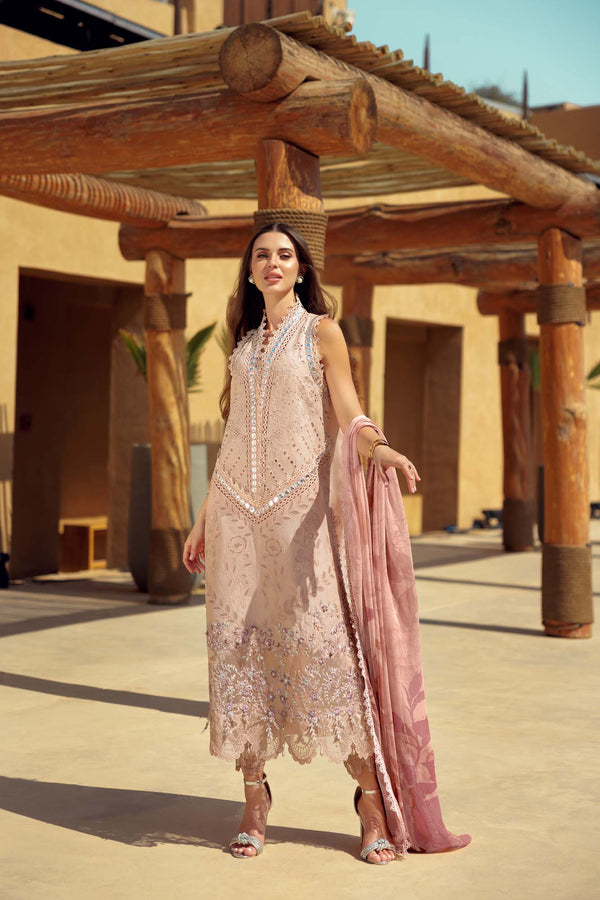 Noor by Saadia Asad | Eid Laserkari Lawn 24 | D10 - by - Libasekhas UK - Registered Vendor of : Noor by Saadia Asad - 100% Original Designer Dresss