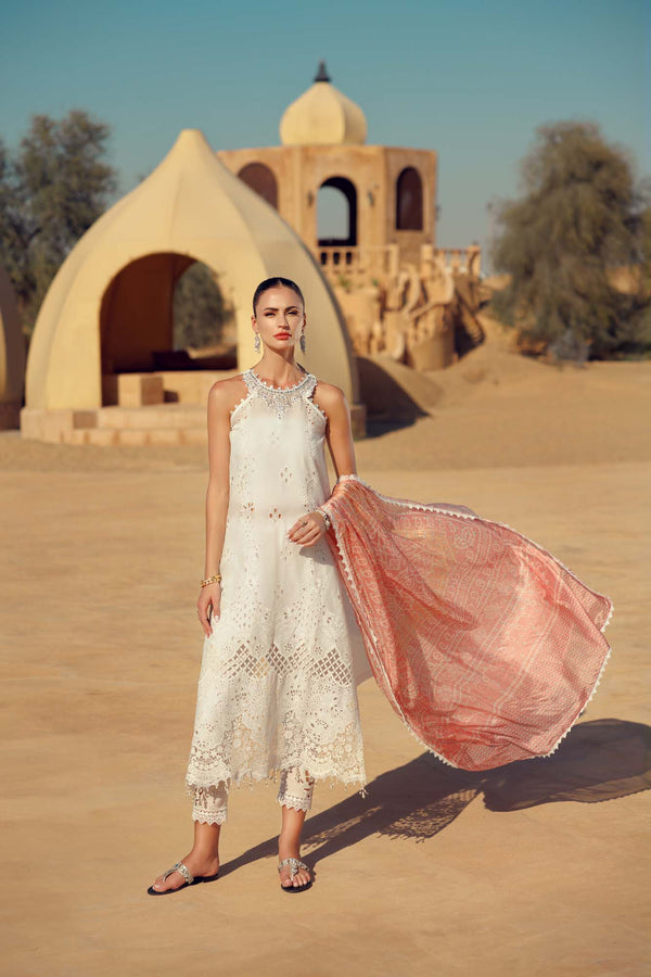 Noor by Saadia Asad | Eid Laserkari Lawn 24 | D7 - by - Libasekhas UK - Registered Vendor of : Noor by Saadia Asad - 100% Original Designer Dresss