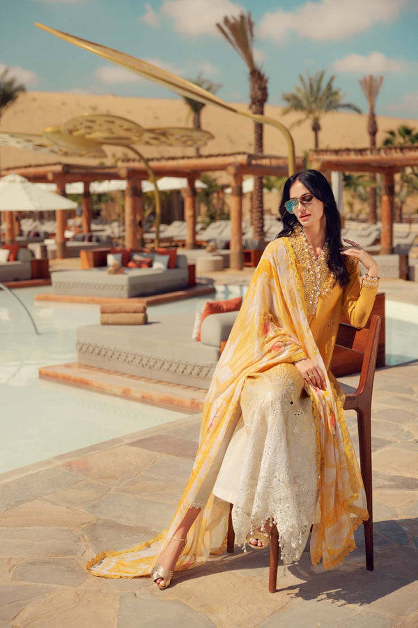 Noor by Saadia Asad | Eid Laserkari Lawn 24 | D9 - by - Libasekhas UK - Registered Vendor of : Noor by Saadia Asad - 100% Original Designer Dresss