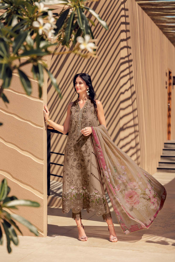 Noor by Saadia Asad | Eid Laserkari Lawn 24 | D8 - by - Libasekhas UK - Registered Vendor of : Noor by Saadia Asad - 100% Original Designer Dresss