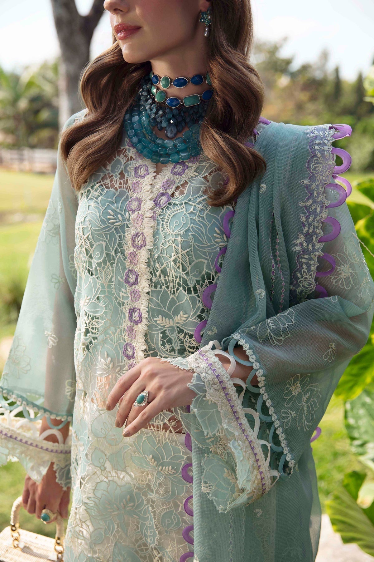 Sable Vogue | Luxury Lawn 24 | Afroz - by - Libasekhas UK - Registered Vendor of : Sable Vogue - 100% Original Designer Dresss