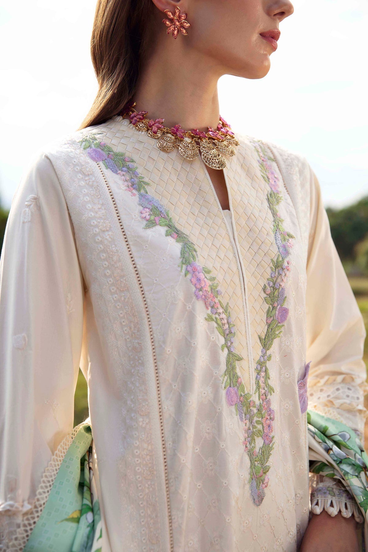 Sable Vogue | Luxury Lawn 24 | Ivy - by - Libasekhas UK - Registered Vendor of : Sable Vogue - 100% Original Designer Dresss