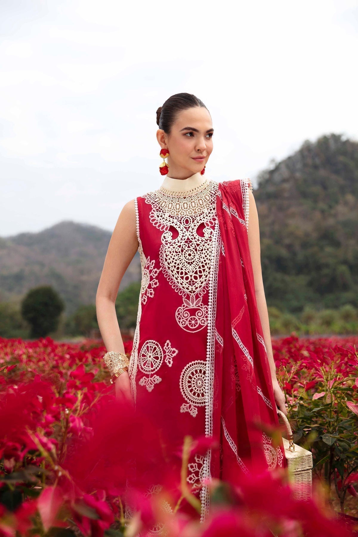 Sable Vogue | Luxury Lawn 24 | Carnelian - by - Libasekhas UK - Registered Vendor of : Sable Vogue - 100% Original Designer Dresss