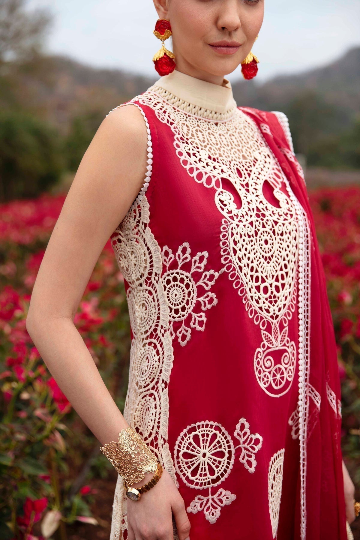 Sable Vogue | Luxury Lawn 24 | Carnelian - by - Libasekhas UK - Registered Vendor of : Sable Vogue - 100% Original Designer Dresss