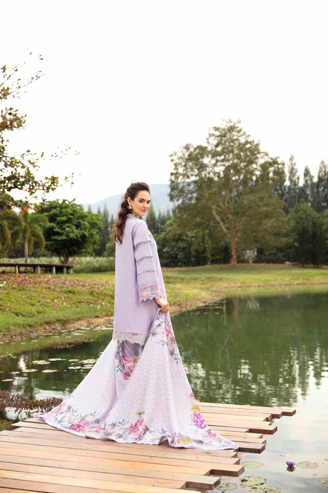 Sable Vogue | Luxury Lawn 24 | Aster - by - Libasekhas UK - Registered Vendor of : Sable Vogue - 100% Original Designer Dresss