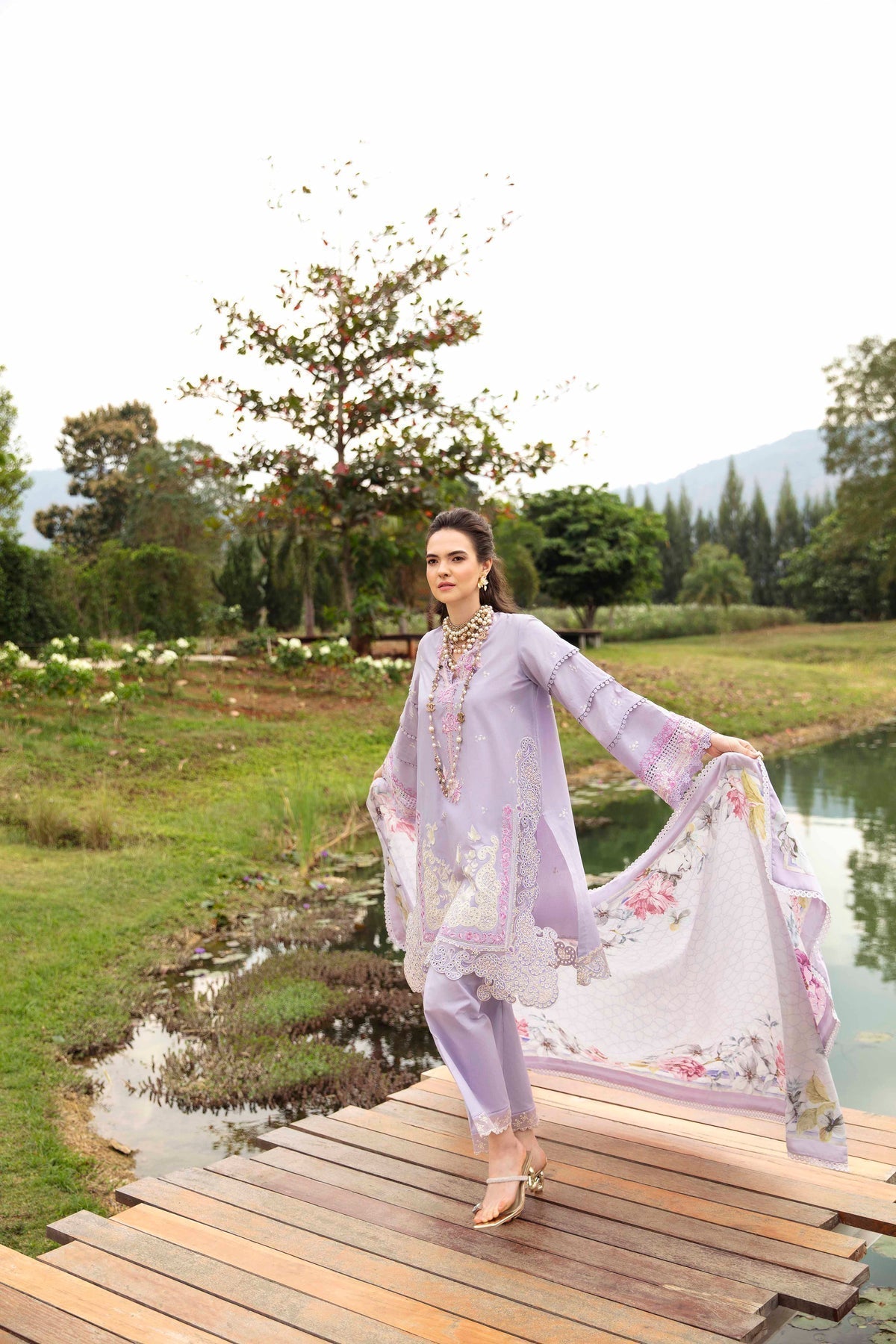 Sable Vogue | Luxury Lawn 24 | Aster - by - Libasekhas UK - Registered Vendor of : Sable Vogue - 100% Original Designer Dresss