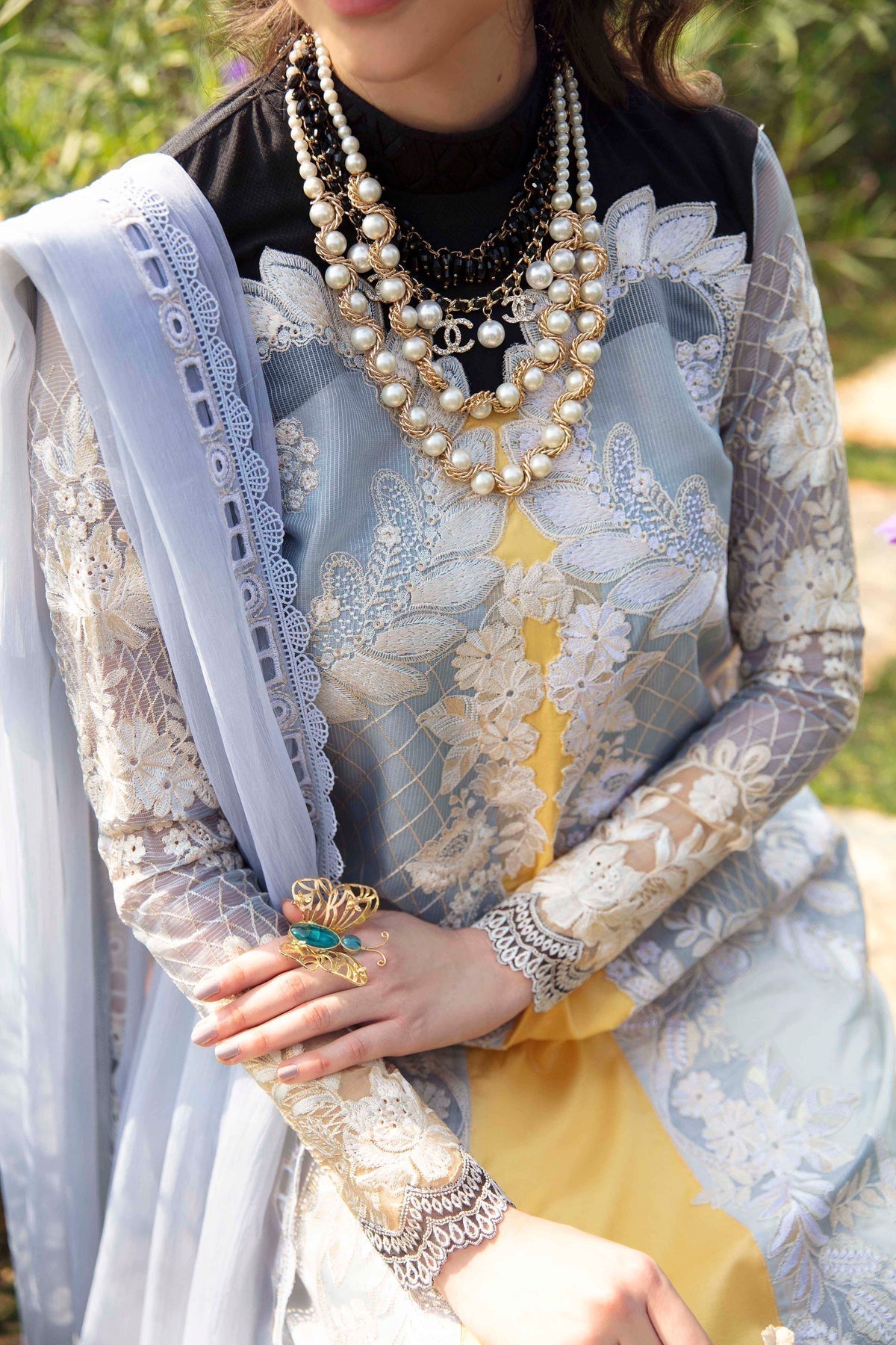 Sable Vogue | Luxury Lawn 24 | Leena - by - Libasekhas UK - Registered Vendor of : Sable Vogue - 100% Original Designer Dresss