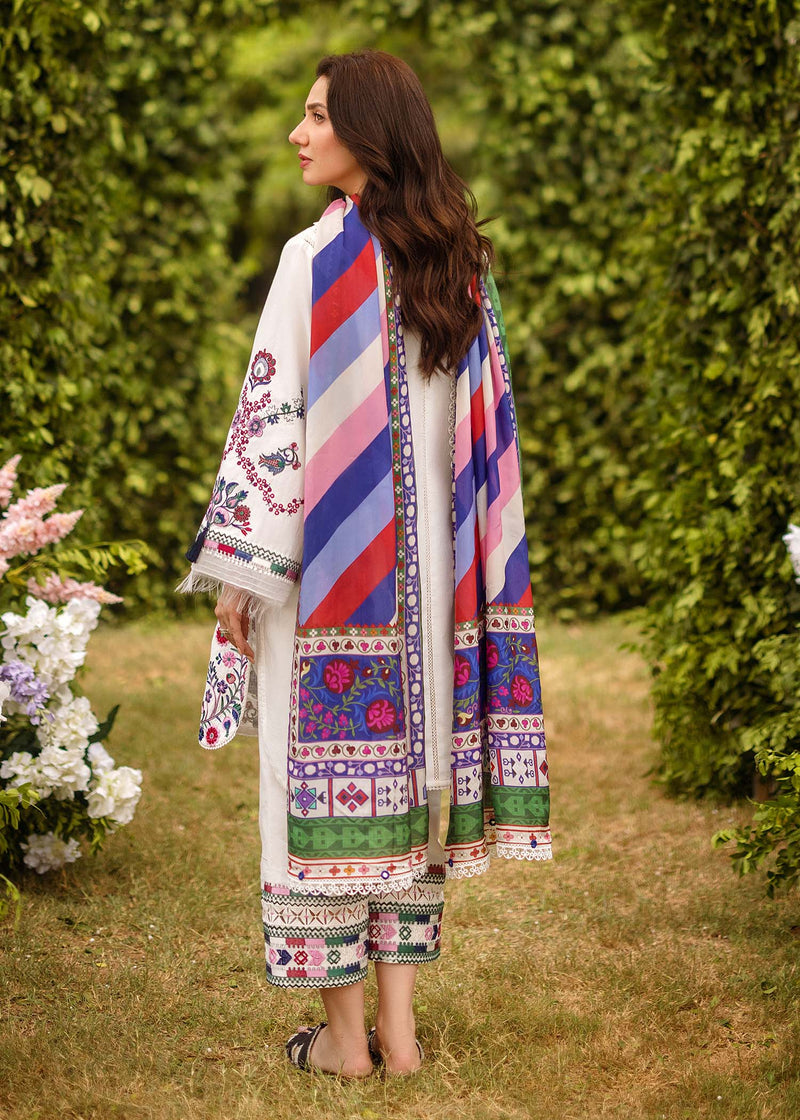 Sadaf Fawad Khan | Lawn 24 | Suzani (A) - by - Libasekhas UK - Registered Vendor of : Sadaf Fawad Khan - 100% Original Designer Dresss