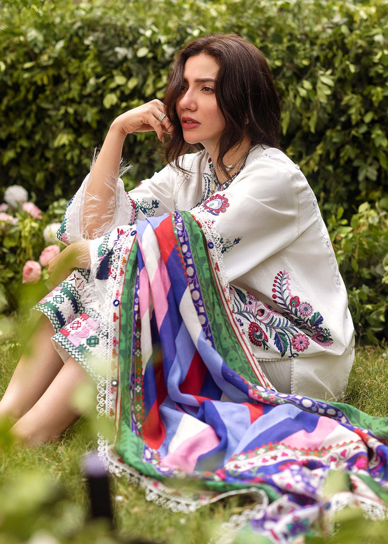 Sadaf Fawad Khan | Lawn 24 | Suzani (A) - by - Libasekhas UK - Registered Vendor of : Sadaf Fawad Khan - 100% Original Designer Dresss