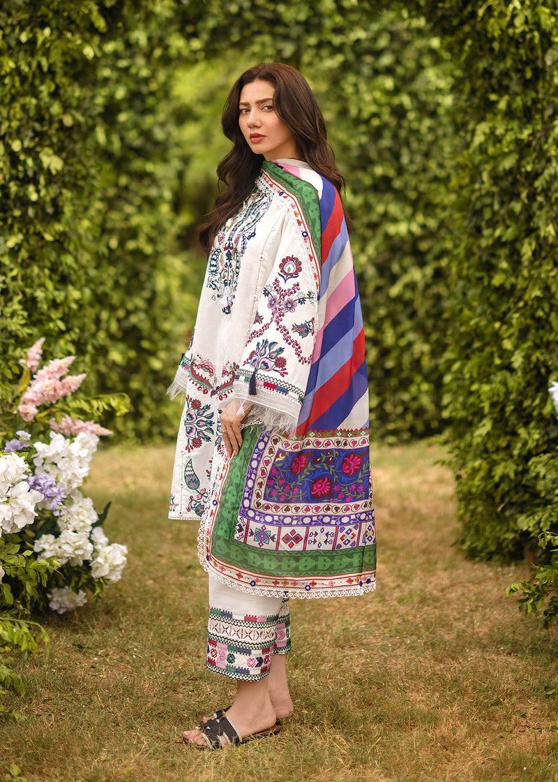 Sadaf Fawad Khan | Lawn 24 | Suzani (A) - by - Libasekhas UK - Registered Vendor of : Sadaf Fawad Khan - 100% Original Designer Dresss