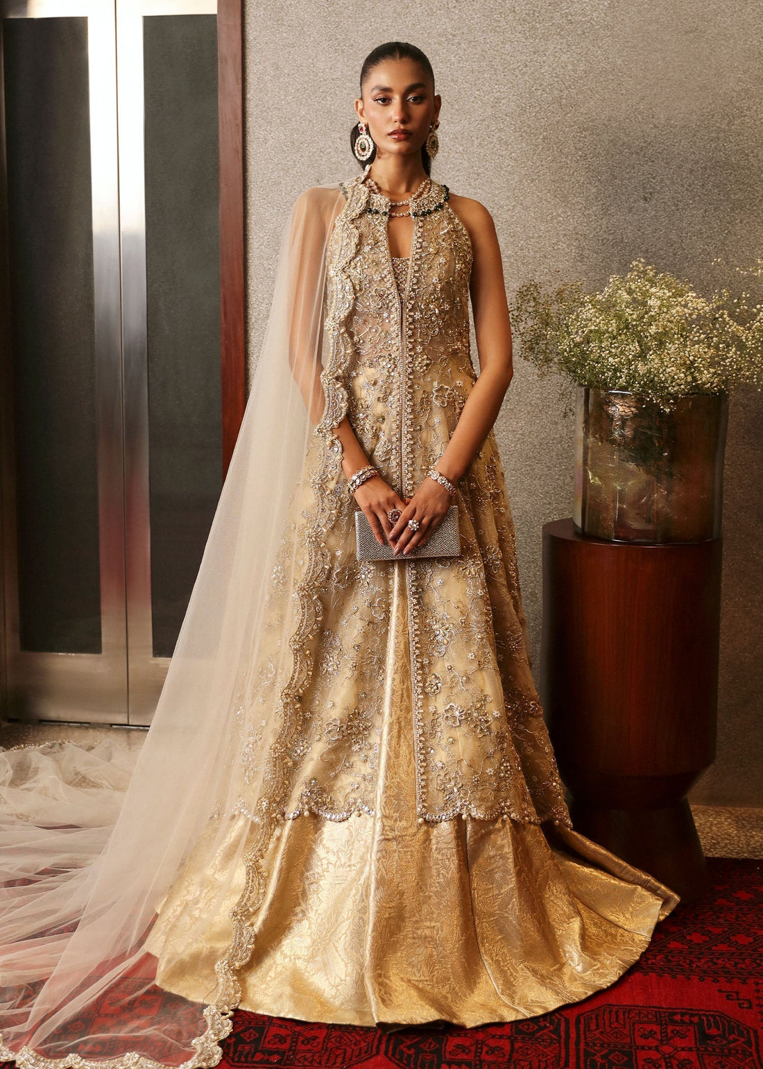 Sadaf Fawad Khan | Late Checkout at the Fred | Afra - by - Libasekhas UK - Registered Vendor of : Sadaf Fawad Khan - 100% Original Designer Dresss
