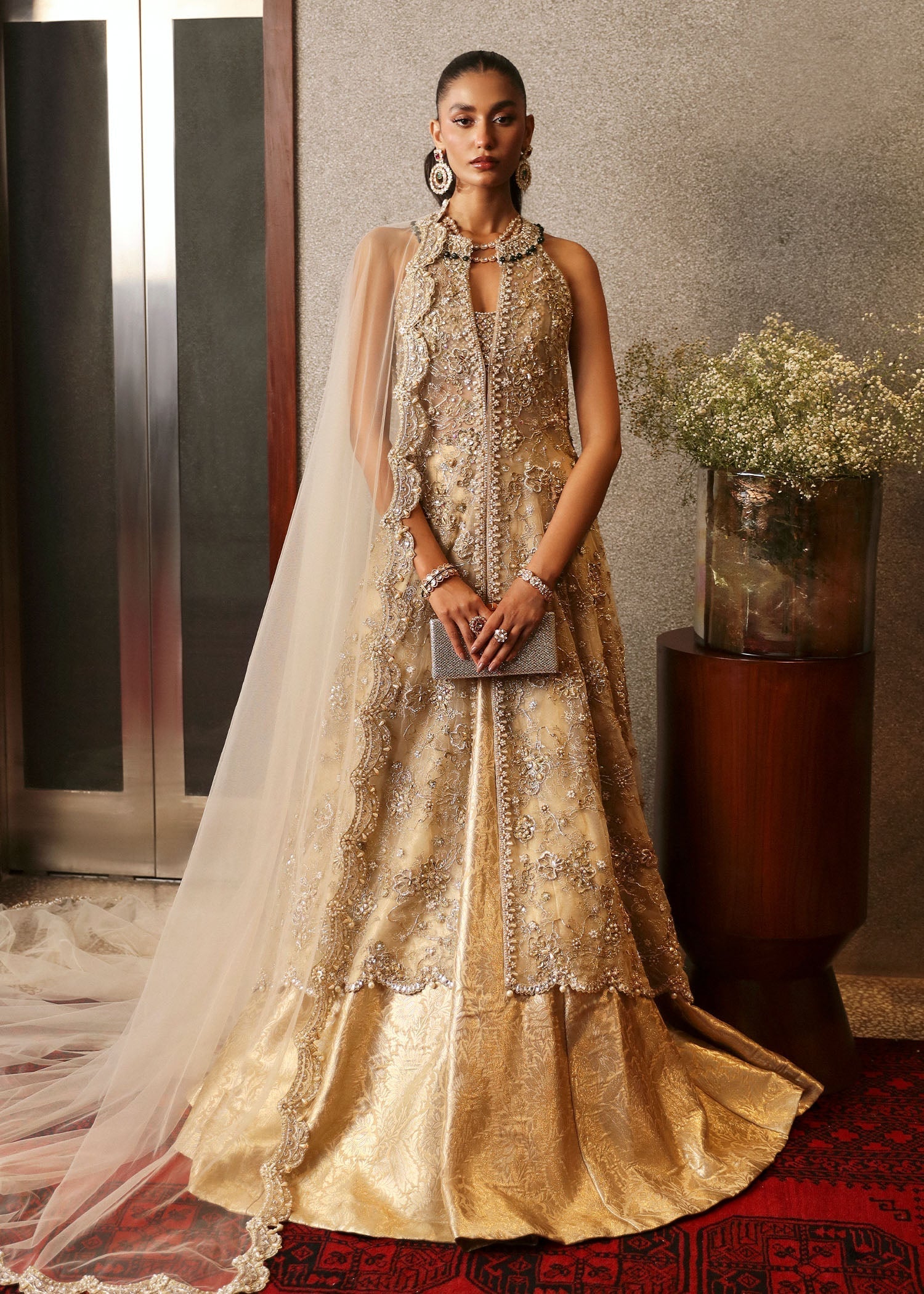 Sadaf Fawad Khan | Late Checkout at the Fred | Afra - by - Libasekhas UK - Registered Vendor of : Sadaf Fawad Khan - 100% Original Designer Dresss