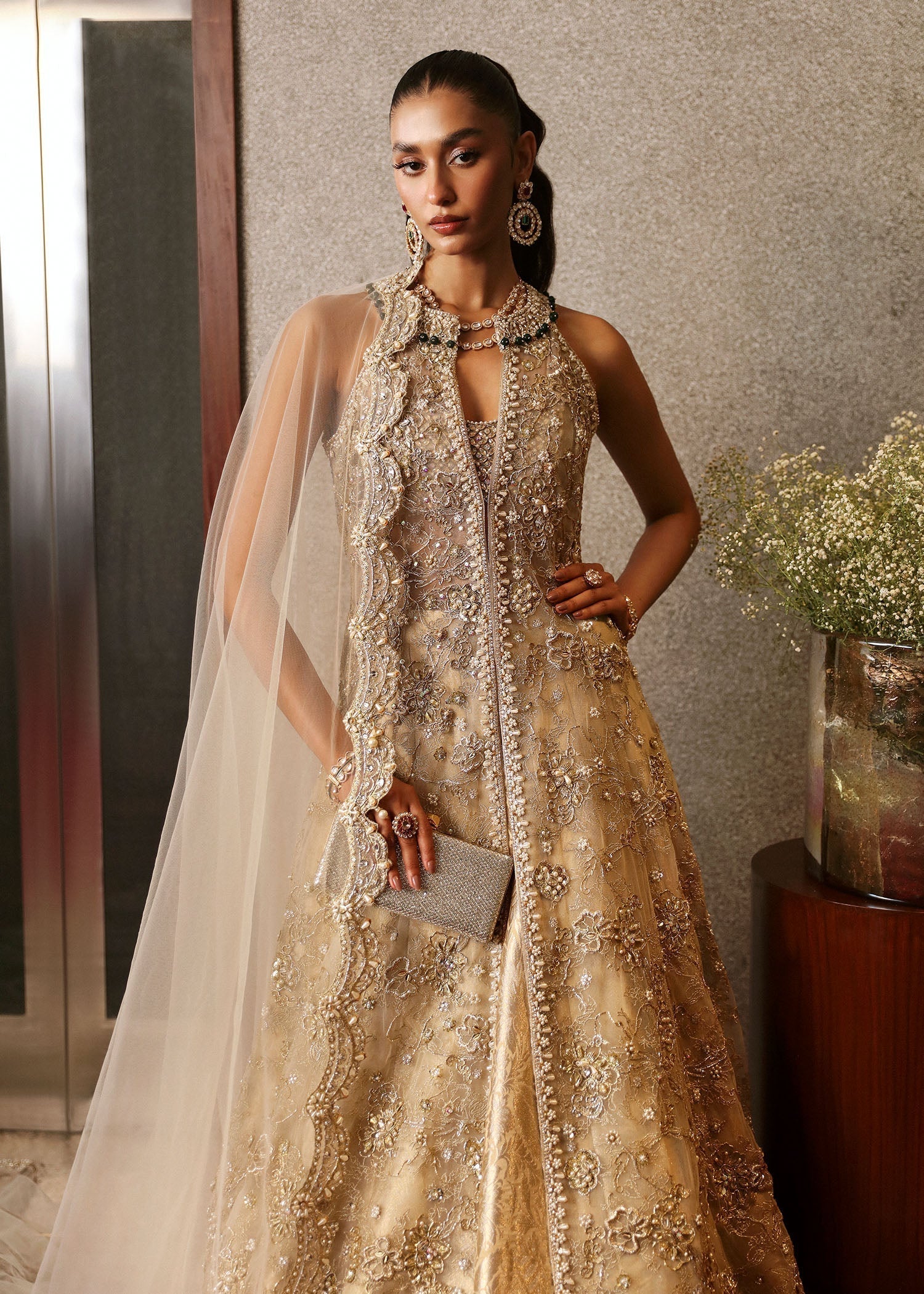 Sadaf Fawad Khan | Late Checkout at the Fred | Afra - by - Libasekhas UK - Registered Vendor of : Sadaf Fawad Khan - 100% Original Designer Dresss