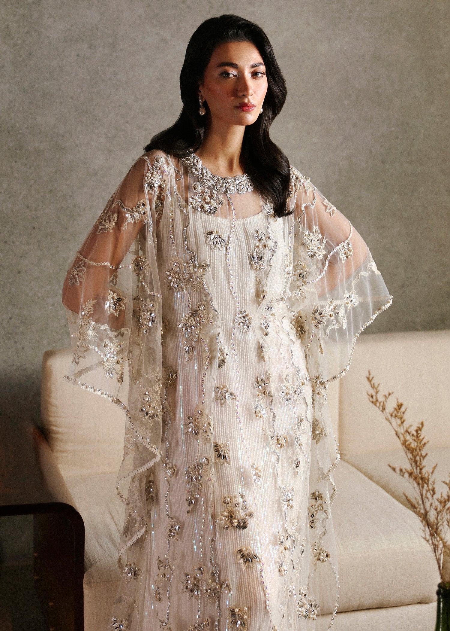 Sadaf Fawad Khan | Late Checkout at the Fred | Ellie - by - Libasekhas UK - Registered Vendor of : Sadaf Fawad Khan - 100% Original Designer Dresss