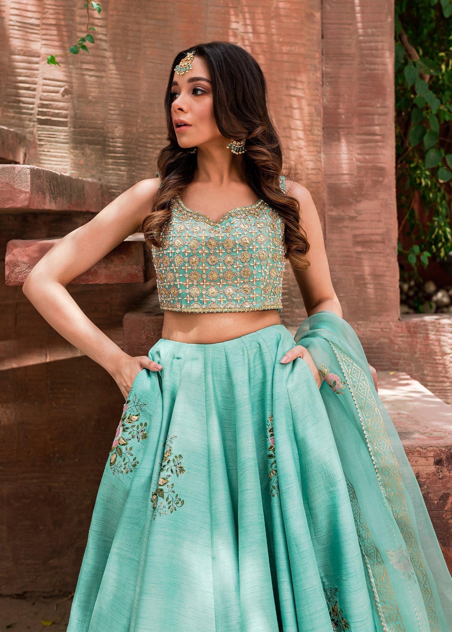 Sadaf Fawad Khan | Zinnia Festive Formals | Firuzeh - by - Libasekhas UK - Registered Vendor of : Sadaf Fawad Khan - 100% Original Designer Dresss