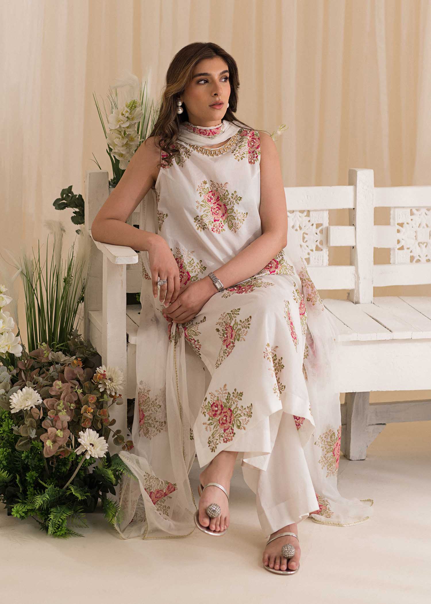 Sadaf Fawad Khan | Lyla Festive Pret | Tea Rose - by - Libasekhas UK - Registered Vendor of : Sadaf Fawad Khan - 100% Original Designer Dresss