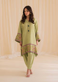 Sadaf Fawad Khan | Lyla Festive Pret | Moss - by - Libasekhas UK - Registered Vendor of : Sadaf Fawad Khan - 100% Original Designer Dresss