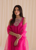 Sadaf Fawad Khan | Lyla Festive Pret | Vantine Fuchsia - by - Libasekhas UK - Registered Vendor of : Sadaf Fawad Khan - 100% Original Designer Dresss