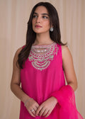 Sadaf Fawad Khan | Lyla Festive Pret | Vantine Fuchsia - by - Libasekhas UK - Registered Vendor of : Sadaf Fawad Khan - 100% Original Designer Dresss
