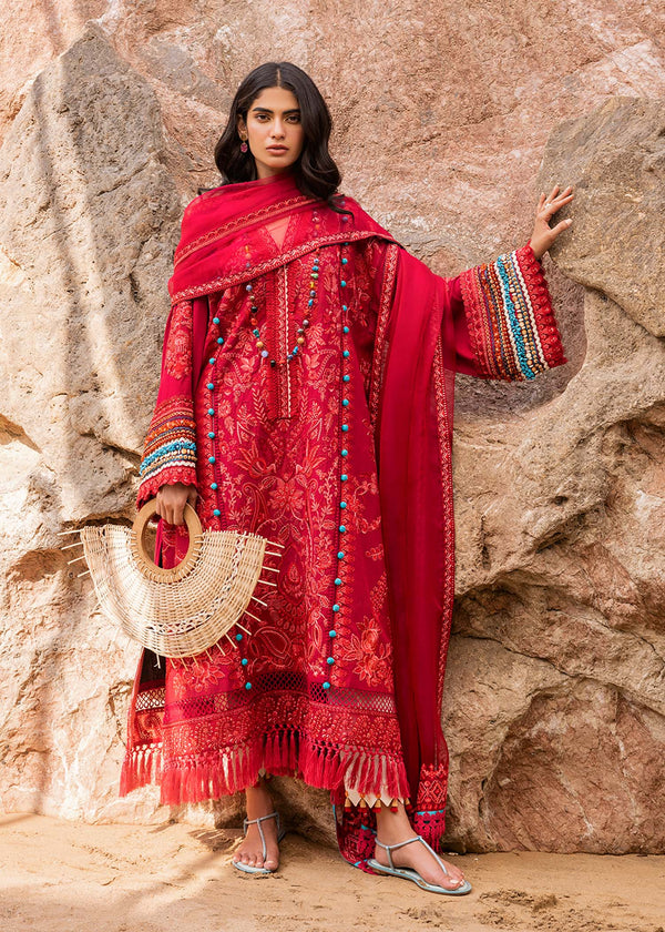 Sadaf Fawad Khan | Siraa Luxury Lawn 24| Elaheh (B) - by - Libasekhas UK - Registered Vendor of : Sadaf Fawad Khan - 100% Original Designer Dresss