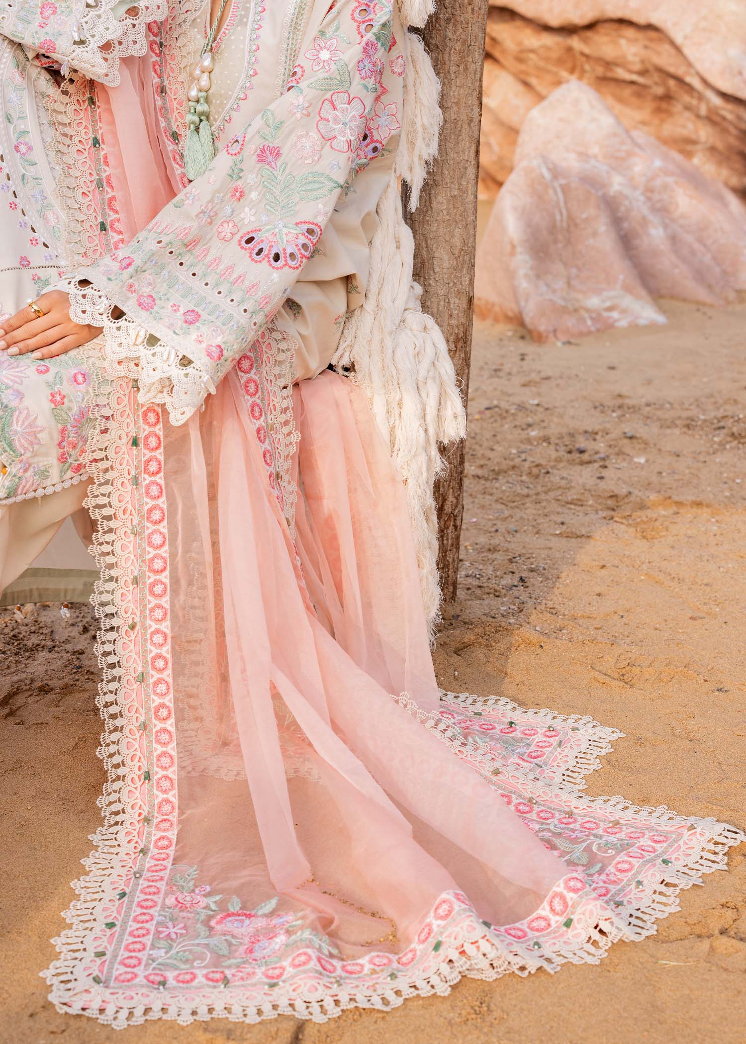 Sadaf Fawad Khan | Siraa Luxury Lawn 24| Calah (B) - by - Libasekhas UK - Registered Vendor of : Sadaf Fawad Khan - 100% Original Designer Dresss