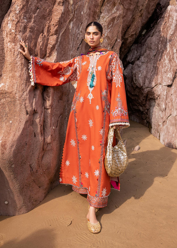 Sadaf Fawad Khan | Siraa Luxury Lawn 24| Nuha (B) - by - Libasekhas UK - Registered Vendor of : Sadaf Fawad Khan - 100% Original Designer Dresss