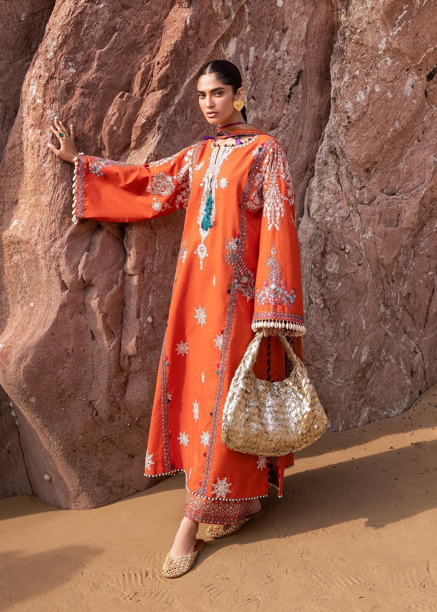 Sadaf Fawad Khan | Siraa Luxury Lawn 24| Nuha (B) - by - Libasekhas UK - Registered Vendor of : Sadaf Fawad Khan - 100% Original Designer Dresss