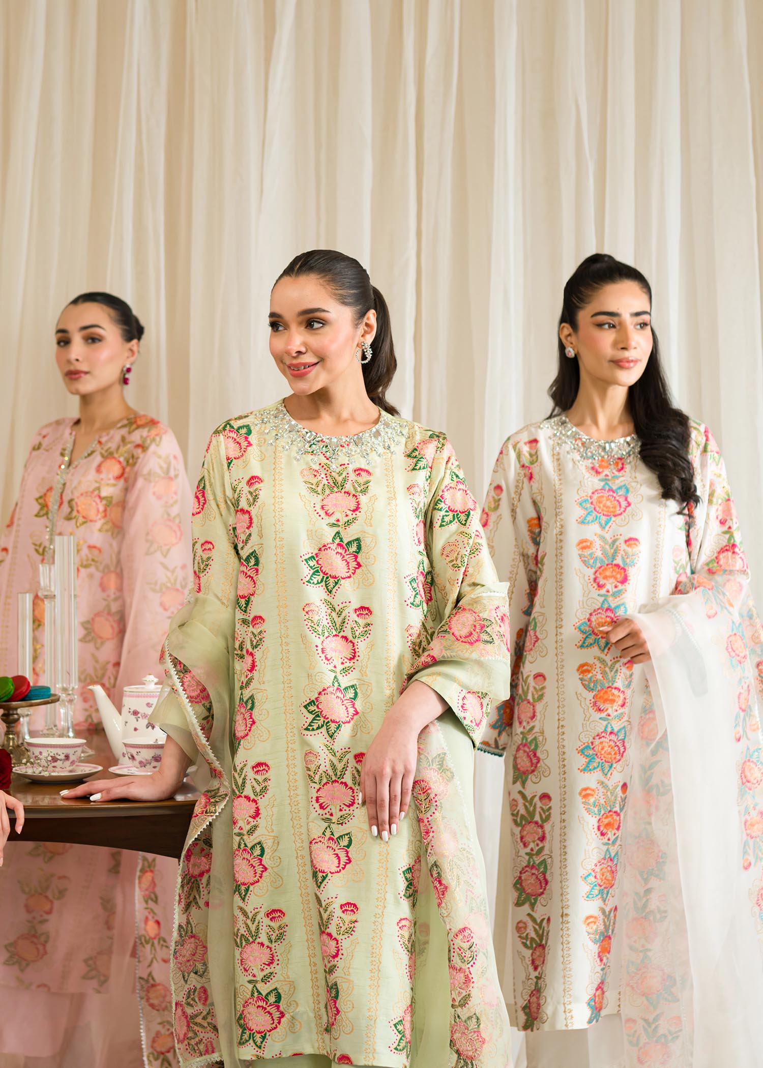 Sadaf Fawad Khan | Eid Pret 24 | Sanem - by - Libasekhas UK - Registered Vendor of : Sadaf Fawad Khan - 100% Original Designer Dresss