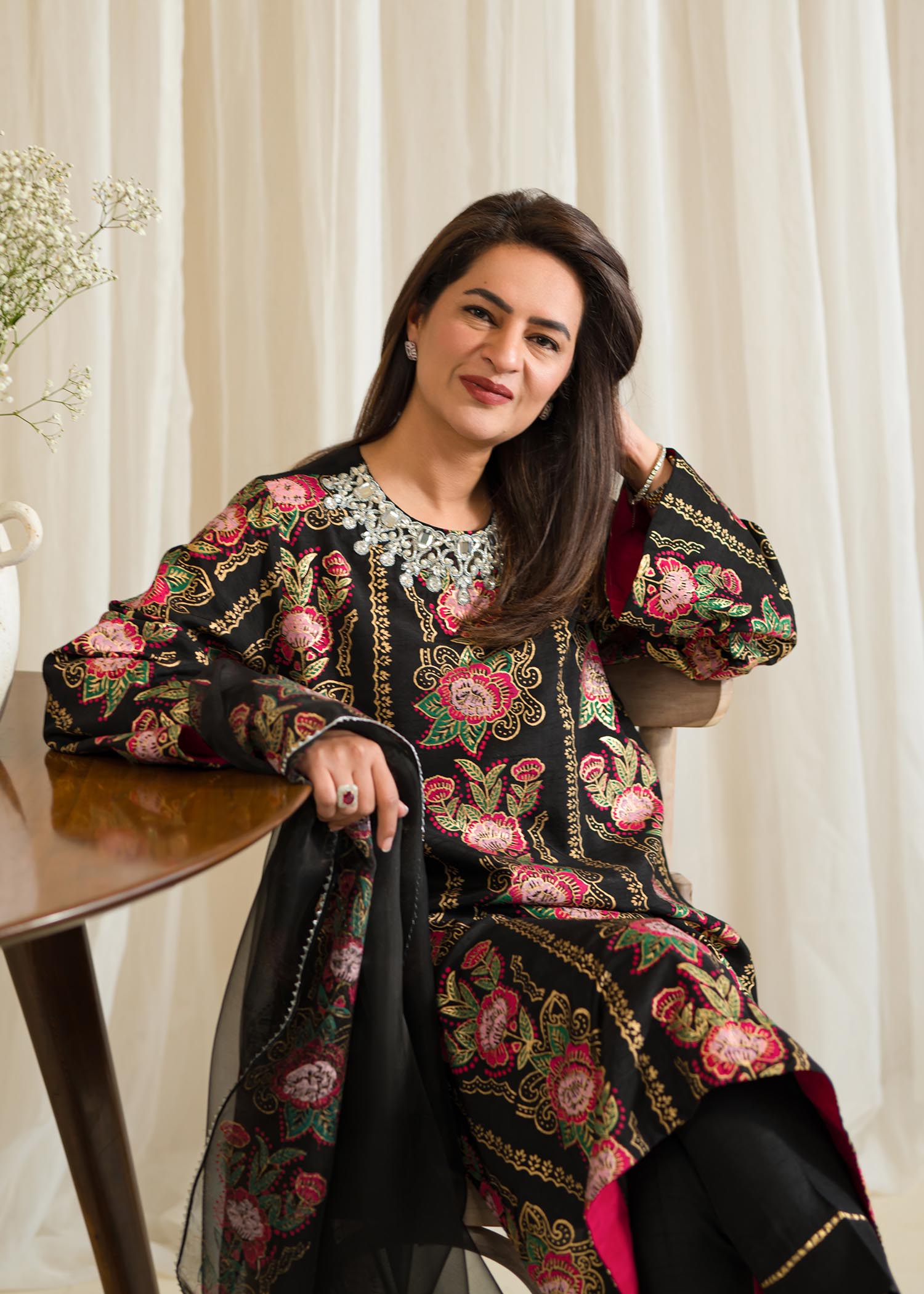 Sadaf Fawad Khan | Eid Pret 24 | Zaria - by - Libasekhas UK - Registered Vendor of : Sadaf Fawad Khan - 100% Original Designer Dresss