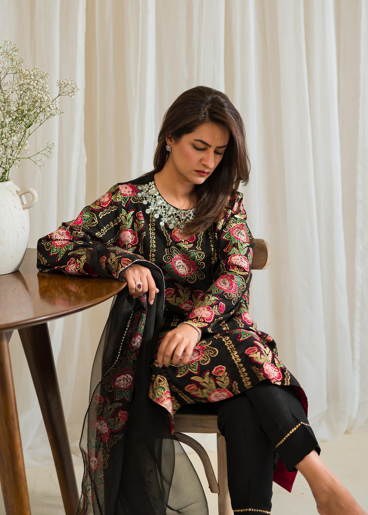 Sadaf Fawad Khan | Eid Pret 24 | Zaria - by - Libasekhas UK - Registered Vendor of : Sadaf Fawad Khan - 100% Original Designer Dresss