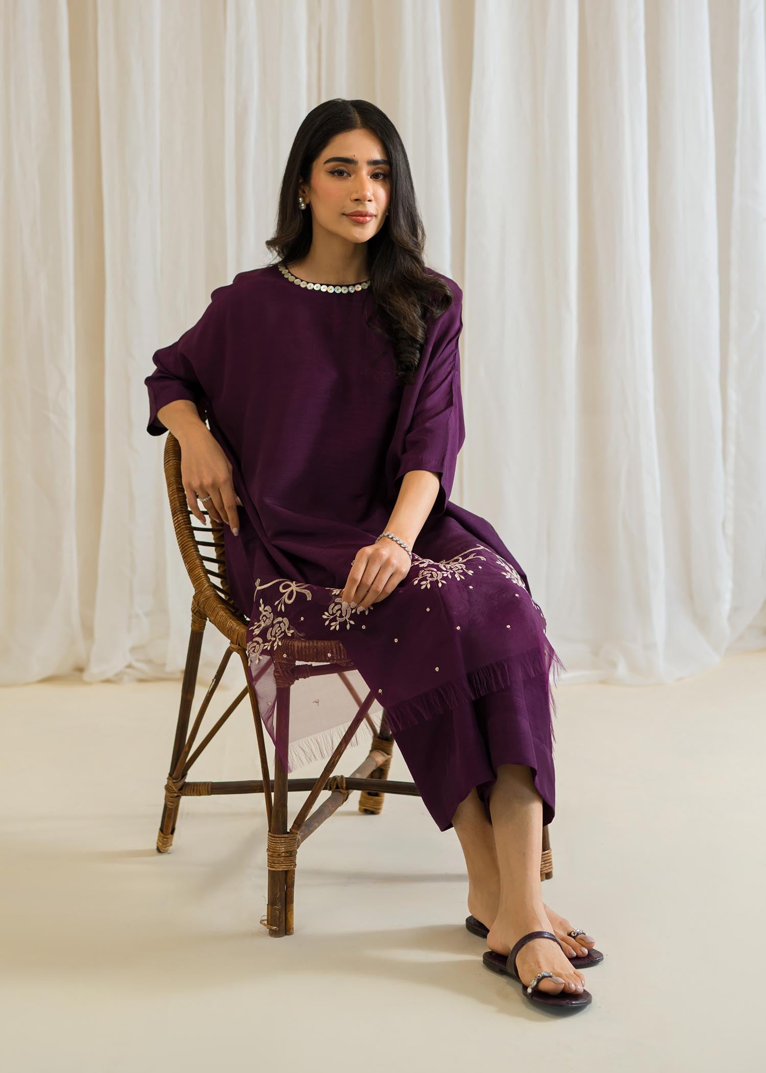 Sadaf Fawad Khan | Eid Pret 24 | Wisteria - by - Libasekhas UK - Registered Vendor of : Sadaf Fawad Khan - 100% Original Designer Dresss