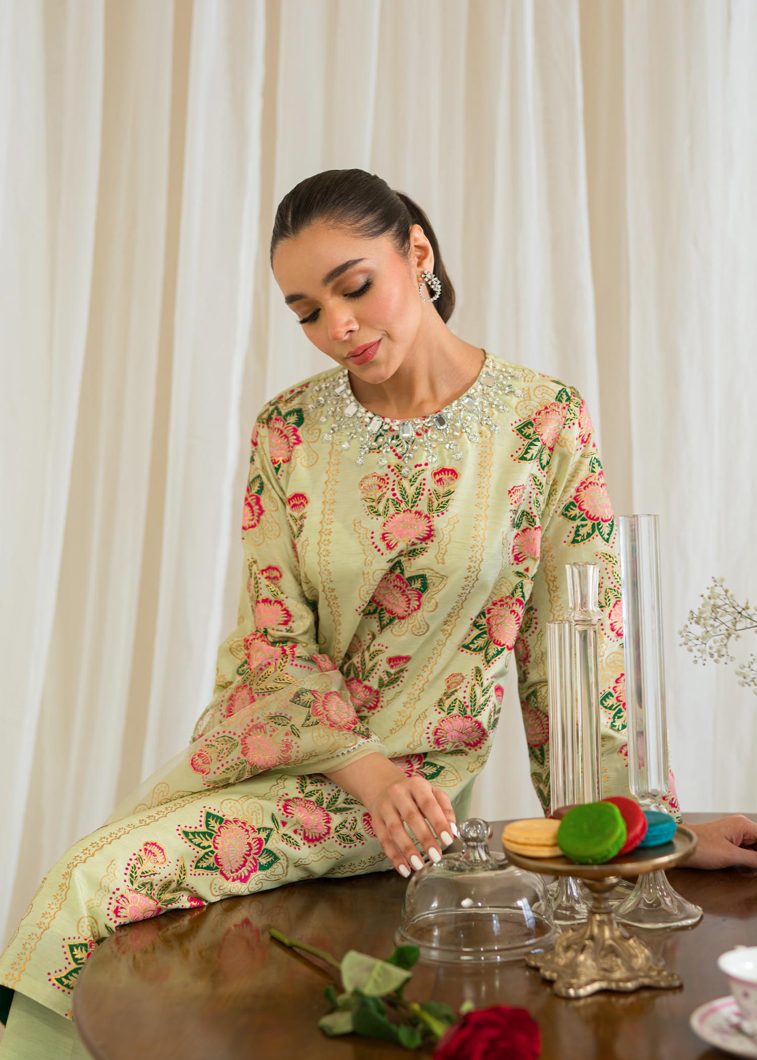 Sadaf Fawad Khan | Eid Pret 24 | Narmeen - by - Libasekhas UK - Registered Vendor of : Sadaf Fawad Khan - 100% Original Designer Dresss