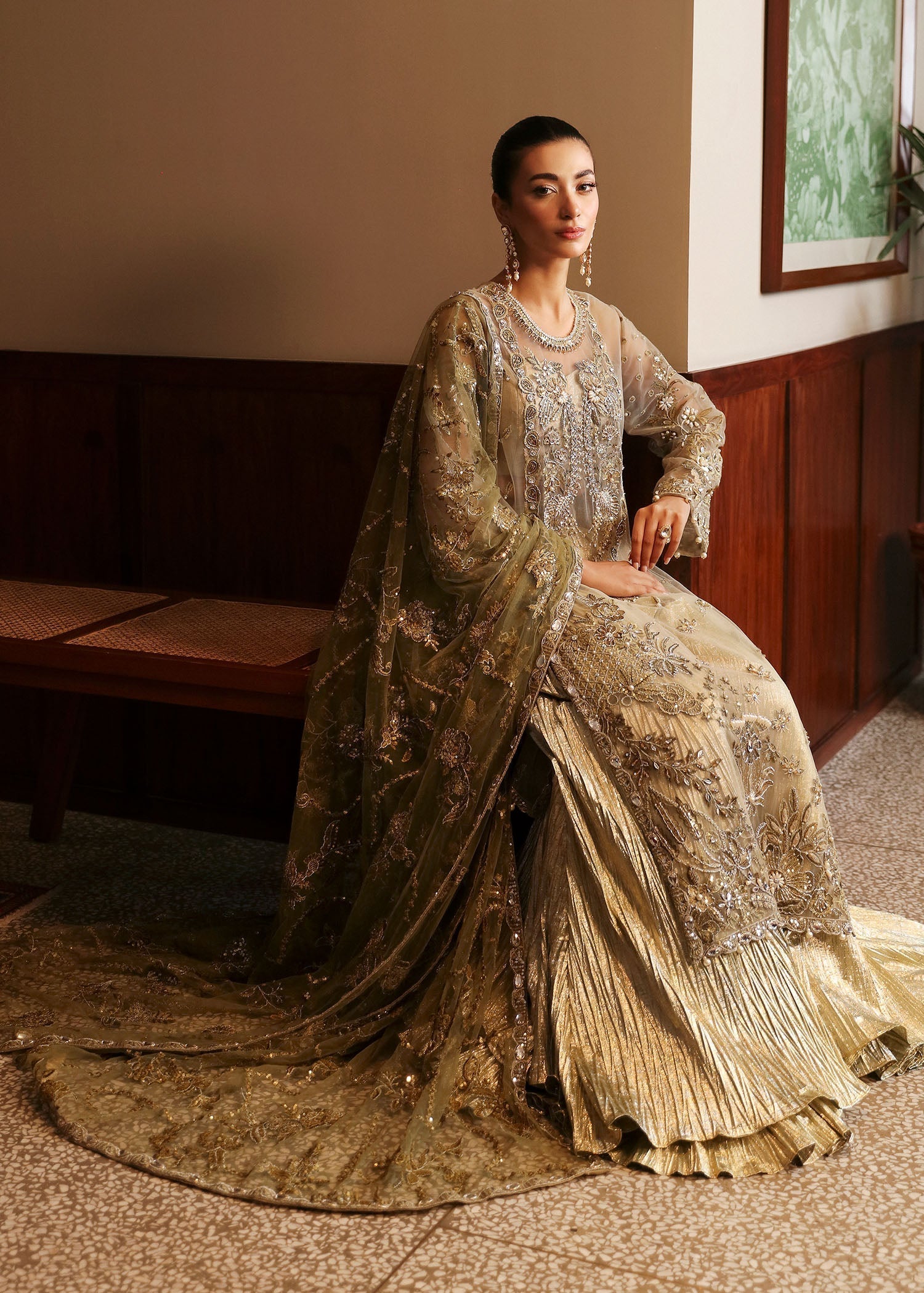 Sadaf Fawad Khan | Late Checkout at the Fred | Olea - by - Libasekhas UK - Registered Vendor of : Sadaf Fawad Khan - 100% Original Designer Dresss