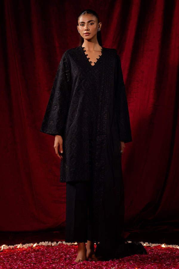 Saffron | Celestial Fall 24 |  BLACK DAHLIA - by - Libasekhas UK - Registered Vendor of : Saffron - 100% Original Designer Dresss