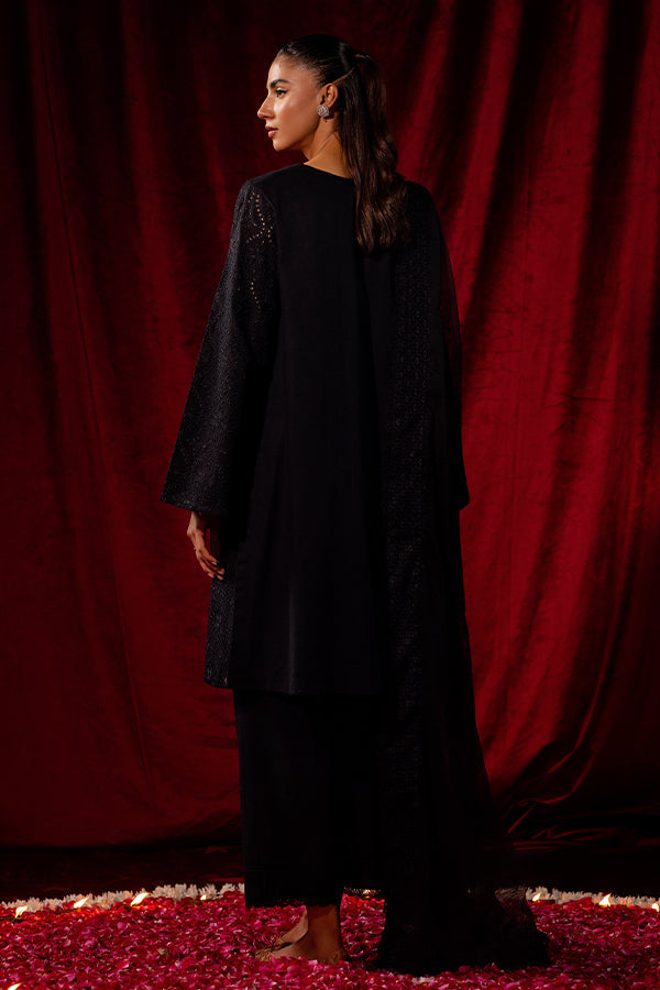 Saffron | Celestial Fall 24 |  BLACK DAHLIA - by - Libasekhas UK - Registered Vendor of : Saffron - 100% Original Designer Dresss